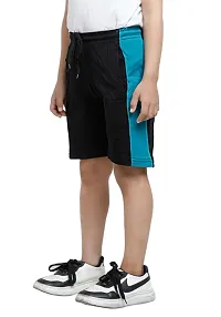 Stylish Multicoloured Cotton Solid Shorts For Boys Pack Of 2-thumb2