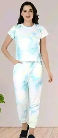 Stylish Women Printed Top with Pyjama Set/Nightsuit For Women