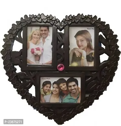 Plastic Black Heart Design   Personalized, Customized Gift Best Friends Reel Photo Collage Gift For Friends, Bff With Frame, Birthday Gift,Anniversary Gift Wallnbsp;nbsp;Multicolor, 1 Photo