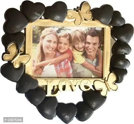 Plastic Black Love And Heart Design Personalized, Customized Gift Best Friends Reel Photo Collage Gift For Friends, Bff With Frame, Birthday Gift,Anniversary Gift Wallnbsp;nbsp;Multicolor, 1 Photo