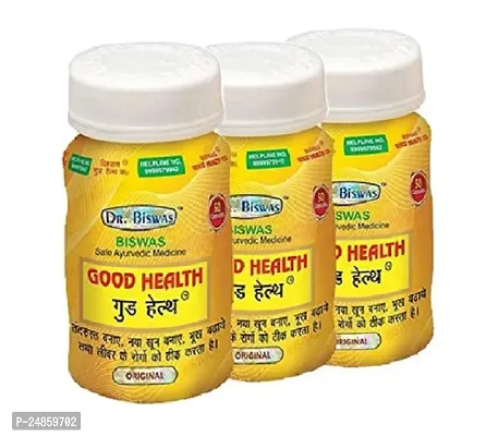 Dr. Biswas Ayurvedic Good Health - 50 Capsules, Pack of 3