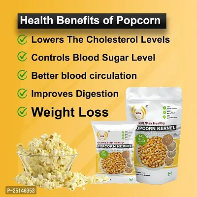 Popcorn Seeds  100% Popping Kernels - Popcorn kernels soft, Butterfly Popcorn Maize , Corn Kernels , Pop-Corn makka (Makai)100GM-thumb3