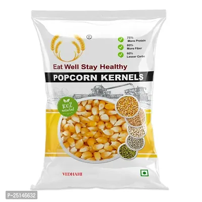 Popcorn Seeds  100% Popping Kernels 500Gm- Butterfly Popcorn kernels , Corn Kernels , Pop-Corn makka (Makai)500GM-thumb0