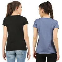 MIDAAS Women's Cotton Tshirts(Pack of 2)-thumb2