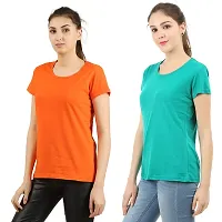 MIDAAS Women's T-Shirt (Pack of 2)-thumb1