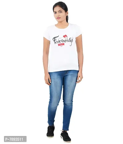 Midaas Womens Printed Tshirts White-thumb4