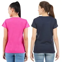 Midaas Women's Classic Fit T-shirt (Set of 2) (MS_637_Multicolored_Small)-thumb1