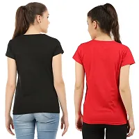 MIDAAS Women's Cotton Tshirts(Pack of 2)-thumb2