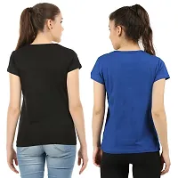 MIDAAS Women's Cotton Tshirts(Pack of 2)-thumb2