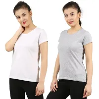 MIDAAS Women's T-Shirt (Pack of 2)-thumb1