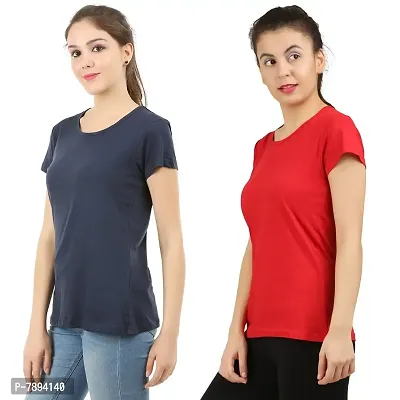 MIDAAS Women's T-Shirt (Pack of 2)-thumb2