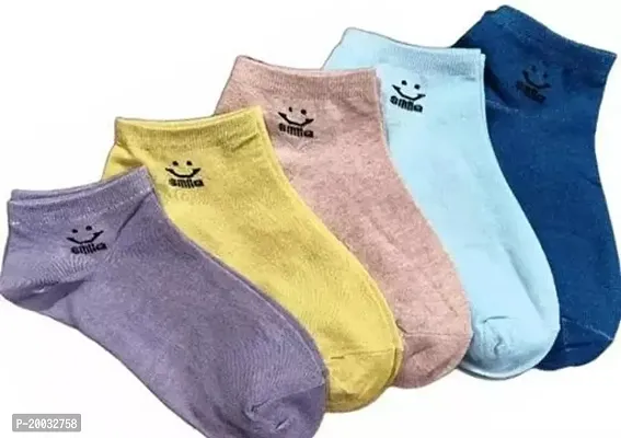 Beautiful Cotton Socks For Women Pack Of 5