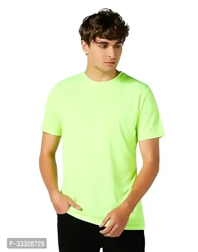 Stylish Polyester T-Shirt For Men-thumb0