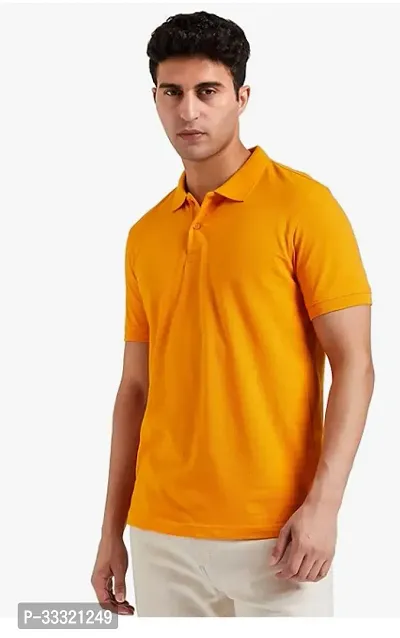 Stylish Polyester Solid Tshirt for Men-thumb0