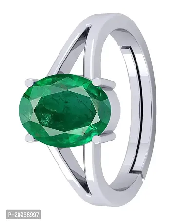 Emerald Panna 6.25 Ratti Gemstone Ring For Men and women A++ quality With Certified Lab-thumb4