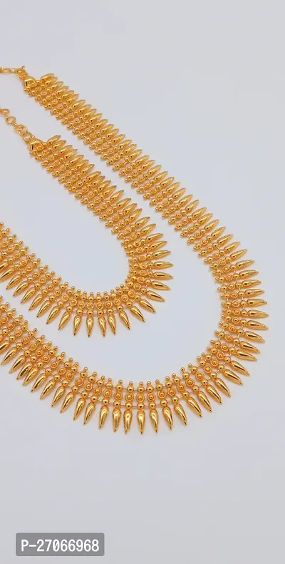 Exquisite Gold Covering Necklace Haram for Women - Traditional Elegance and Modern Charm-thumb2
