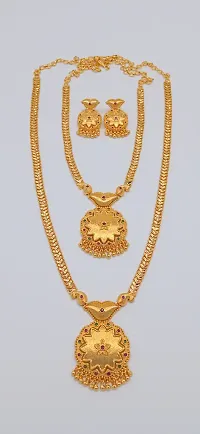 Exquisite Gold Covering Necklace Haram for Women - Traditional Elegance and Modern Charm-thumb1