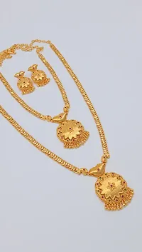 Exquisite Gold Covering Necklace Haram for Women - Traditional Elegance and Modern Charm-thumb2