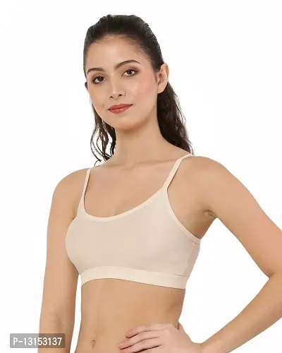 Piylu Non-Padded Sports Bras (Pack of 4) (34B)-thumb3