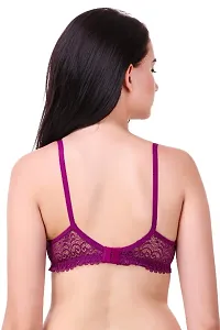 Women's Non Padded Net Bra-thumb1