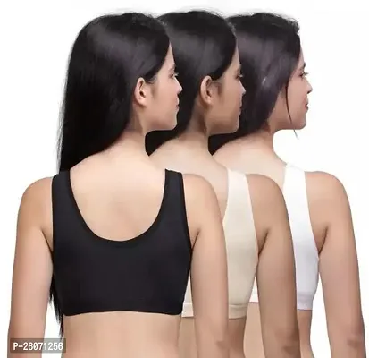 Women's Sports Bra ( Pack Of 3)-thumb2