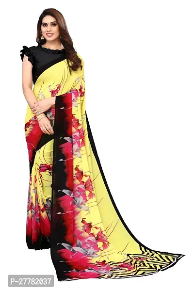 Trendy Saree with Blouse Piece for Women-thumb0