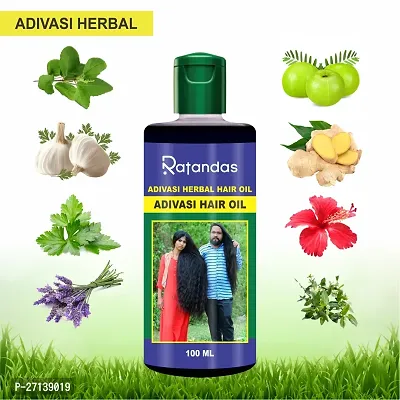 Adivasi Herbal Hair Growth Oil -Get Strong and Healthy Hair With Ayurvedic Herbs-thumb2