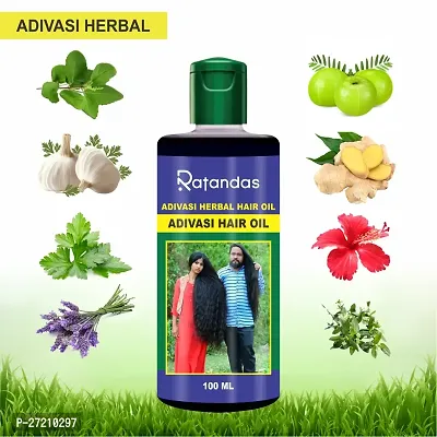 Adivasi Herbal Hair Growth Oil -Get Strong 86and Healthy Hair With Ayurvedic Herbs-thumb2