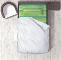 KACHVI Single Bed Cover with Pillow Cover | Ace International Exports Bedsheet | Ace Bedsheet | Khadi Cotton Bedsheet | 60x90 | Parrot Color-thumb1