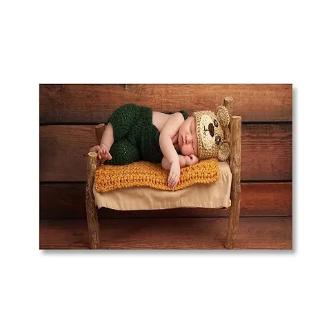 ArtzFolio Portrait of a Newborn Baby Boy D1 Fabric Tapestry Wall Hanging