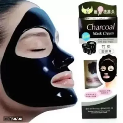 YELGO Charcoal Anti-Blackhead, Deep Cleansing, Purifying Peel-Off Face Mask - (Pack of 1) (125 g)-thumb0