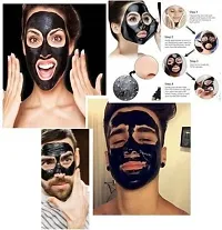 YELGO Charcoal Anti-Blackhead, Deep Cleansing, Purifying Peel-Off Face Mask - (Pack of 1) (125 g)-thumb1