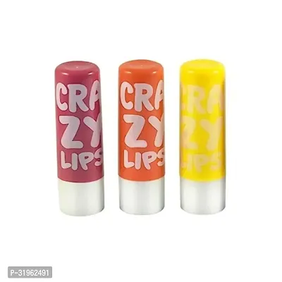 Lips trending lipstick Mix Color Lip Balm Pack of 12 (multicolor) MIX 10 g Fruit (Pack of: 12, 10 g)-thumb2