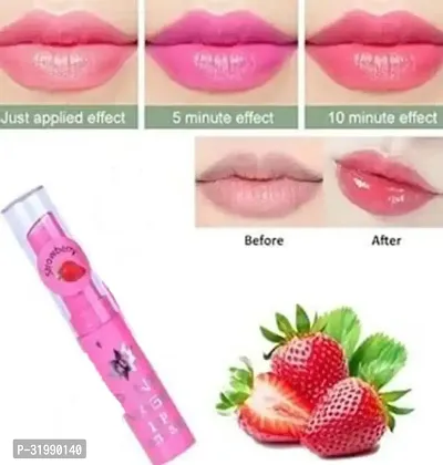 Lip Balm for Dry  Chapped Lips Glossy Strawberry Flavor Lip balm 9.0g Strawberry Pack of 1