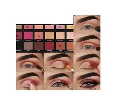 Eyeshadow Palette 18 Color Highlighter Eye Make Up Mattes and Shimmers 45 g (Multicolor)-thumb3