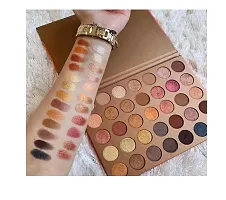 35 Shades Eye Shadow Palette Matte  Shimmer Waterproof | Smudgeproof- 35g. 35 g (Multicolor)-thumb1