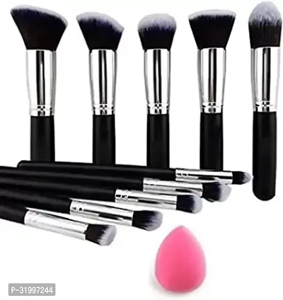 Makeup Brushes Set with Beauty Blender Puff (pack of 11)-thumb0