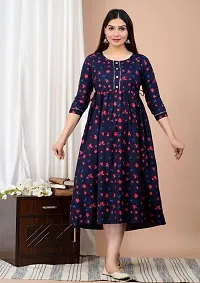 Stylish Rayon Printed Kurti for Women-thumb1