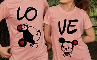 Pretty Printed Couple T shirts-thumb1