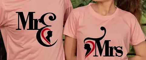 Pretty Printed Couple Tshirts-thumb2