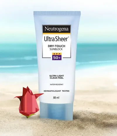 Neutrogena Ultra sheer Sunscreen, SPF 50+, Ultra light, for oily and dry skin 88ML