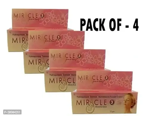 Unisex Miracle Shine  Glow Cream 15gm Pack of 4-thumb0