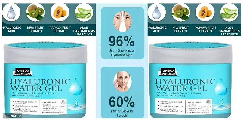 Hyaluronic Water Gel 100ml with Kiwi Extracts Pack of 02