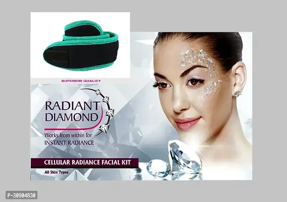 natural glow with L. herbals diamond facial kit + facial band multicolour.