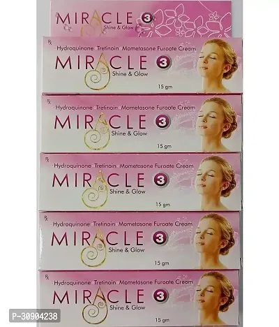 Miracle 3 Skin Cream Night Cream 75 Gm Pack Of 5