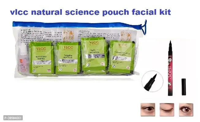 Insta Glow Pouch Facial Kit 250g And eye Liner Combo