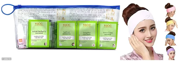 VLCC Salon Series Insta Glow Facial Kit + facial band