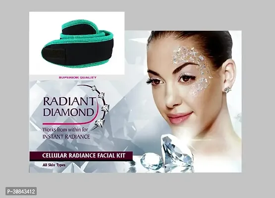 Natural Glow With L. Herbals Diamond Facial Kit and Facial Band Multicolour-thumb0