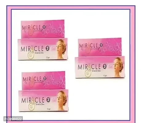 Miracle Shine and Glow Cream Pack of 3 X 15gm Pack of 3-thumb0