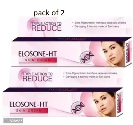 Elosone-HT Fairness Cream Also Reduces Scars, Marks, Blemishes And Dark Circles (15gm Each) (Pack Of 2)